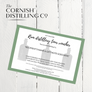 Distillery Tour Gift E-Voucher